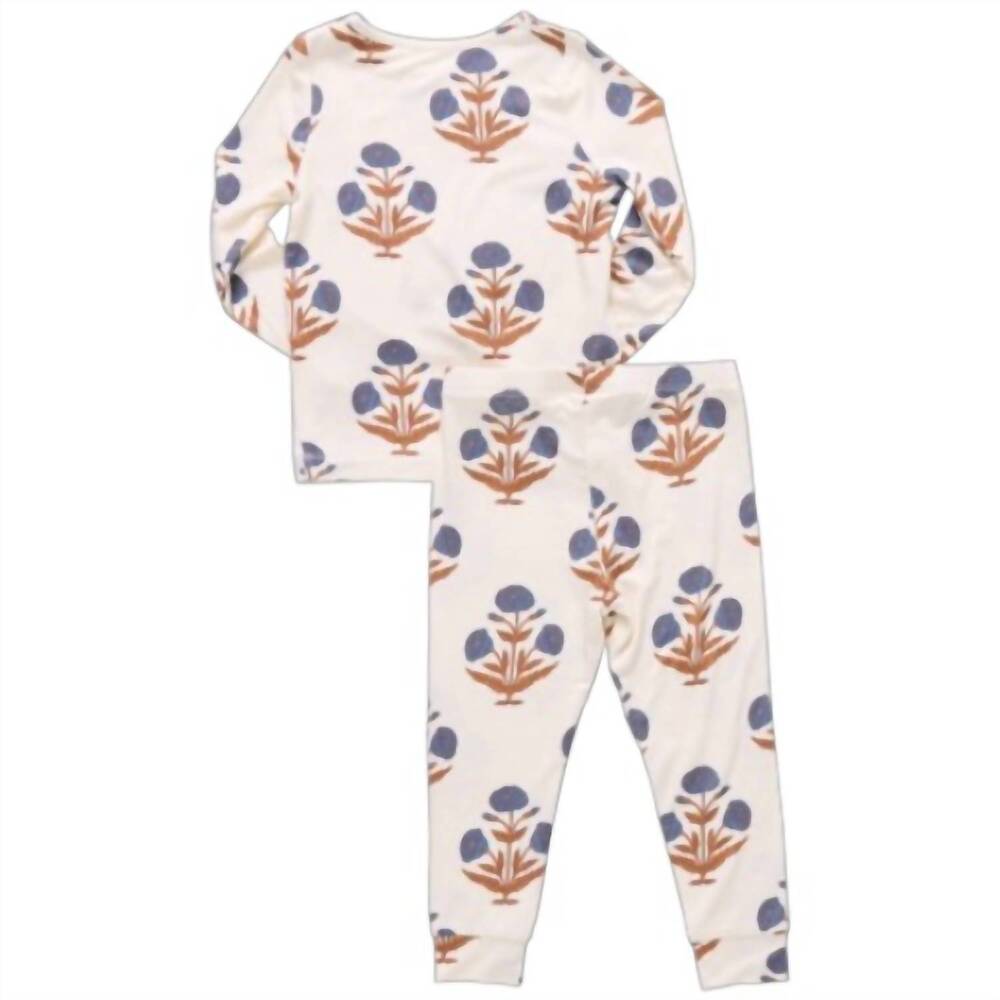 NEW PINK CHICKEN kid's bamboo pajama set in dandelion